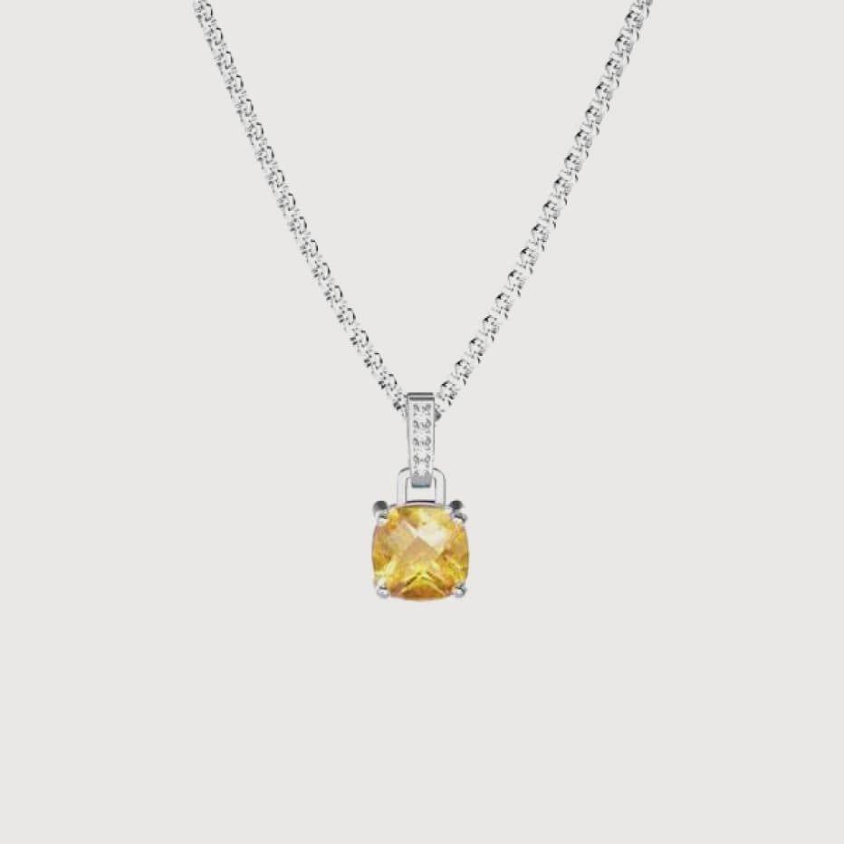 Diamond Medallion Neacklace